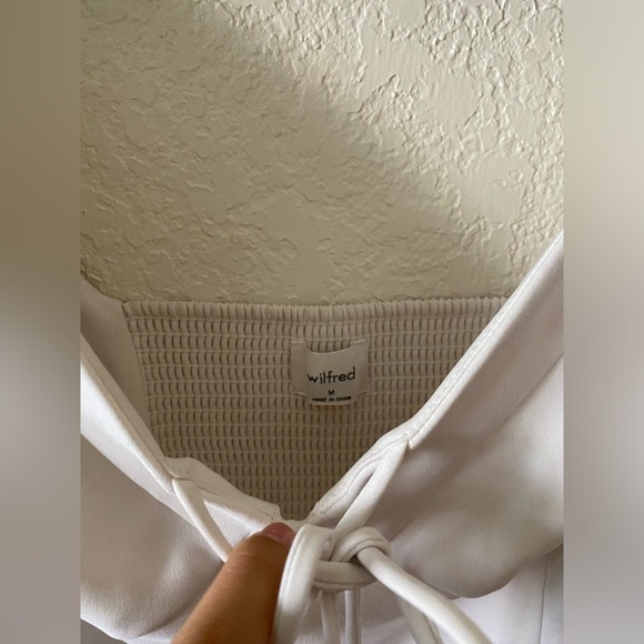 Aritzia Wilfred Satin Cottagecore Blouse - Picture 3 of 6